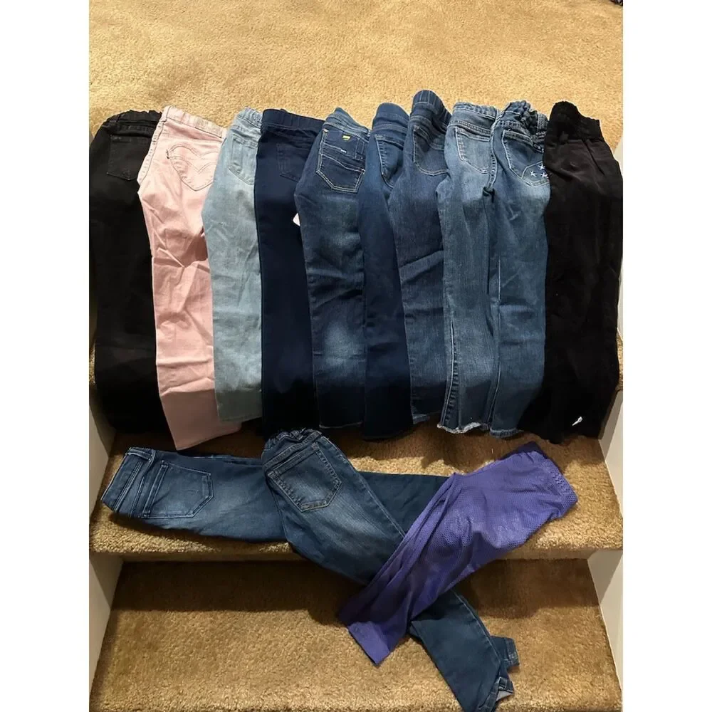 Lot of Different Girl Pants Size 6
